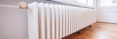 Radiator under window