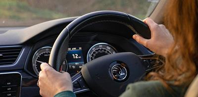 up close women driving