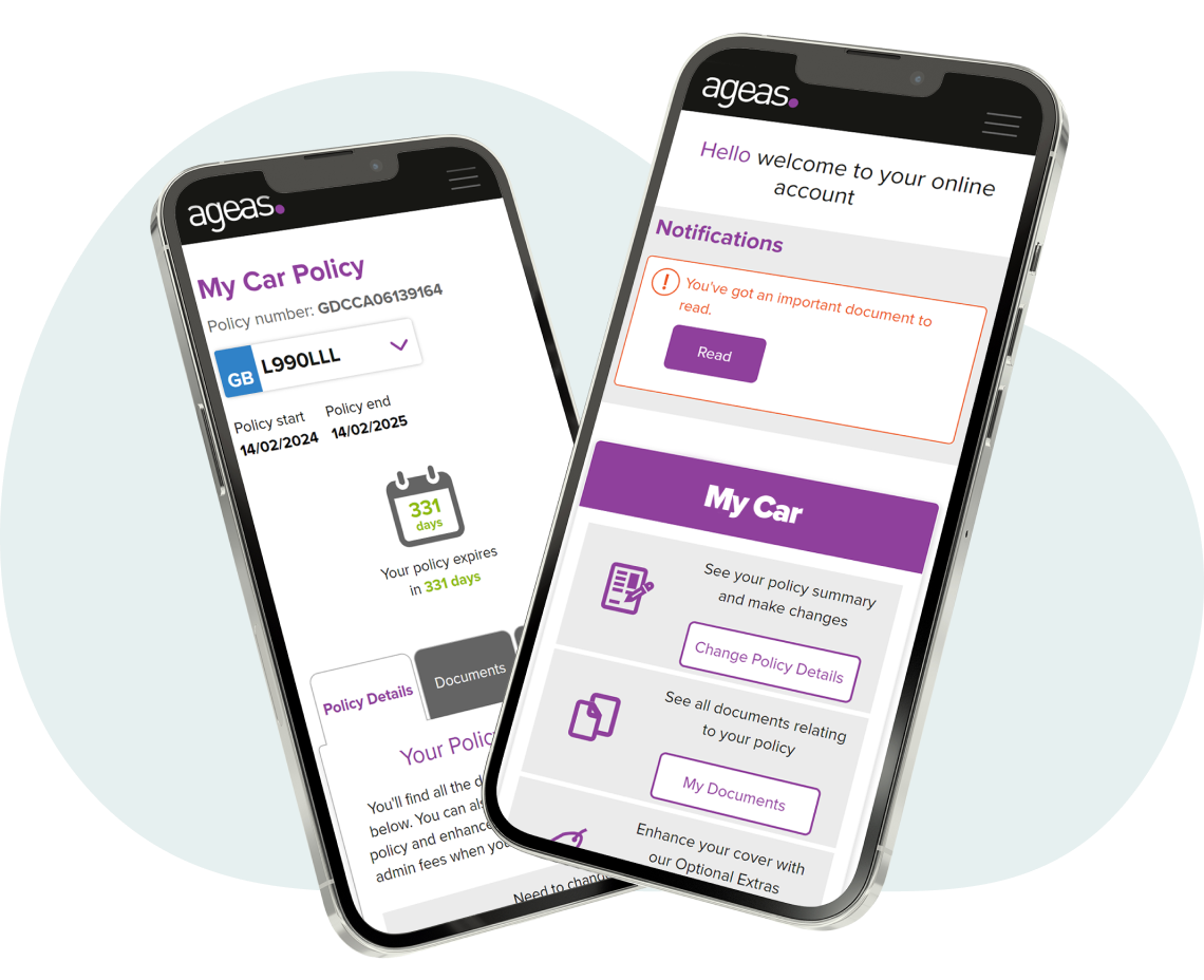 Your online account on your mobile