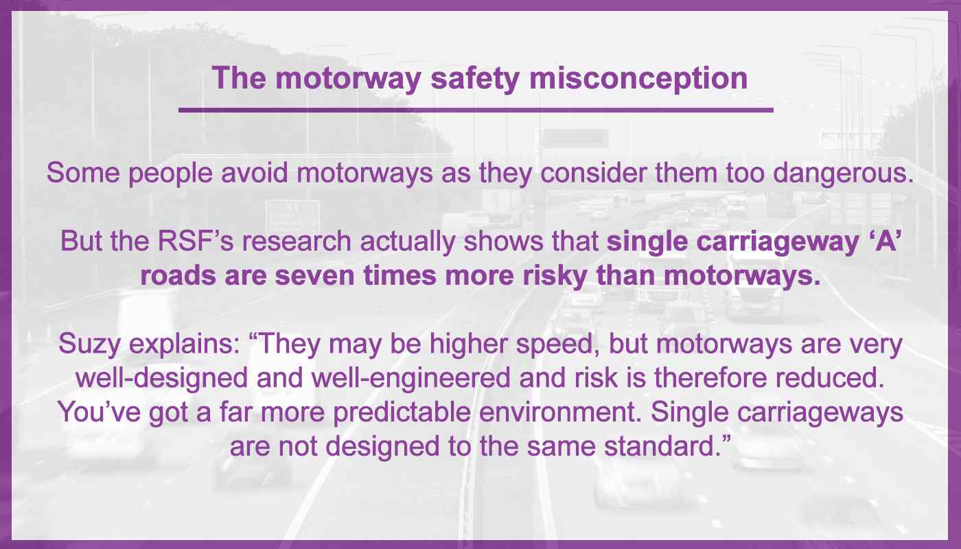 Motorway safety misconception