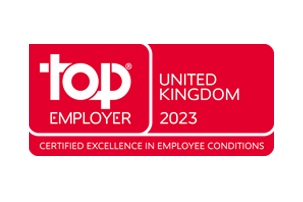 Accredited as a UK Top Employer 2023