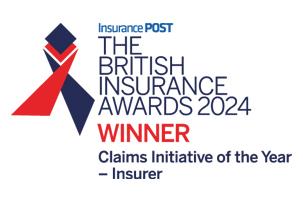 British Insurance Awards logo 2024 for Claims Initiative of the Year – Insurer