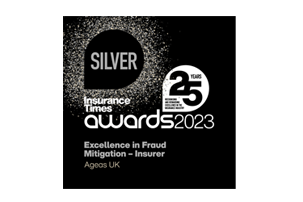 Insurance Times Awards - Silver Excellence in Fraud Mitigation