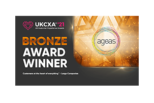 UK Customer Experience Awards 2021 - Customer at the Heart of Everything award - Gold