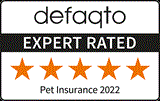 Pet insurance 5 star Defaqto rating