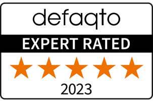 Defaqto Five Star Rated 2022 logo