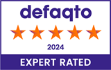 Defaqto 5 star logo 2023