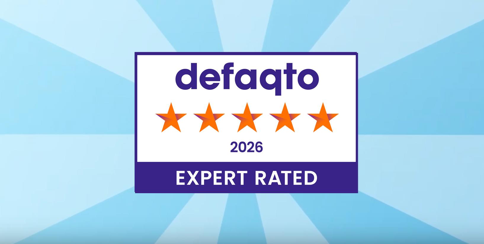 Find out more about Defaqto 5 Star Ratings