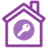 icon of house and key