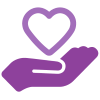 heart in hand symbol