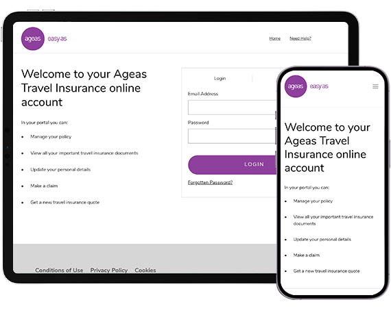 image of online account on desktop and mobile