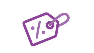 Tag purple icon