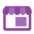 Icon of a purple shop front
