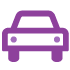 car icon in purple