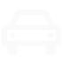 White car cut out icon