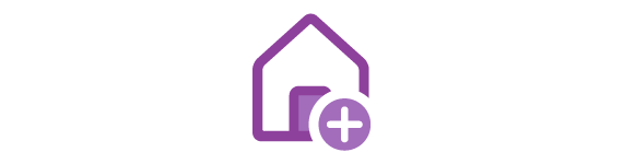 home optional extra cover icon in purple