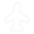 Icon of white aeroplane