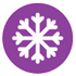 Icon of a snowflake