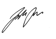 CEO signature