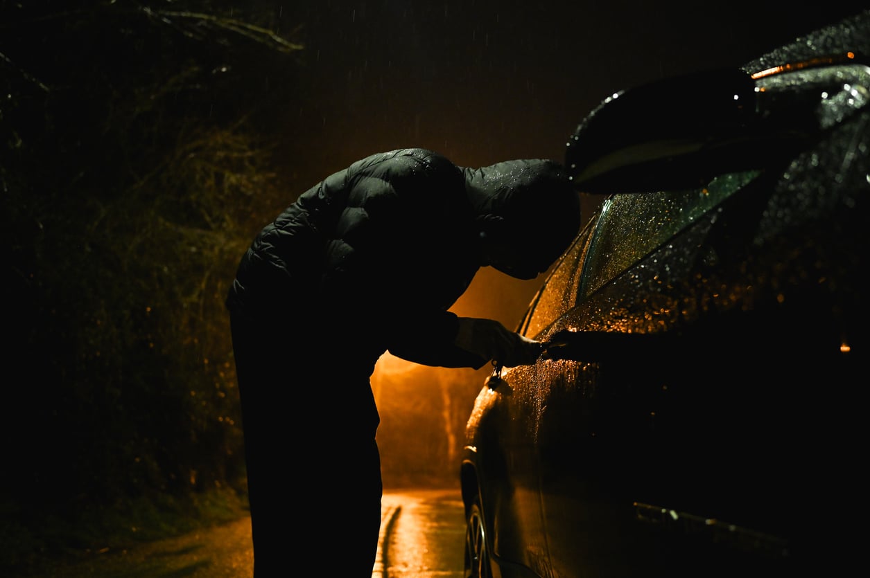 car being stolen