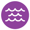Icon of flood water
