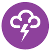 Icon of storm cloud