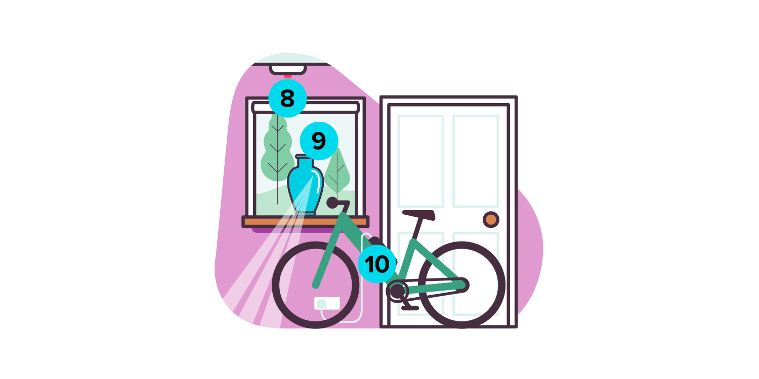 Illustration of how to prevent fires in a heatwave -internal