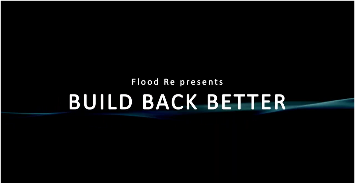 Image of flooded homes - find out about Ageas, Flood Re and the Build Back better scheme