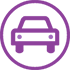 Car icon purple