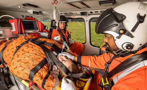 Air Ambulances UK in action