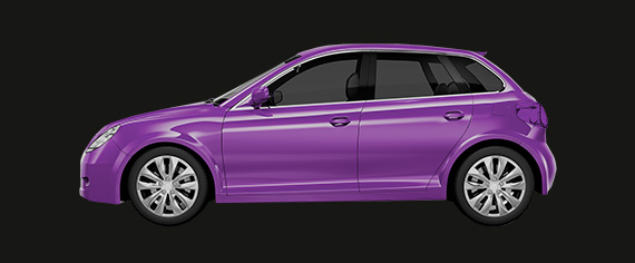 Purple car 
