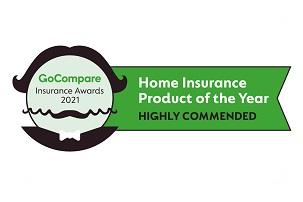 GoCompare - Highly commended home insurance product of the year award logo