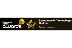 Insurance Times Awards - Excellence in Technology Claims Award 2020