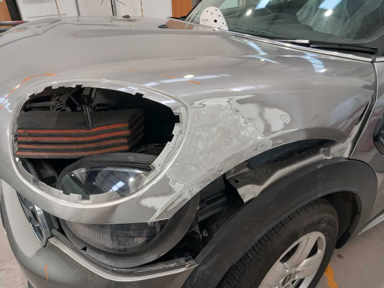 Strang car - during Halo repair
