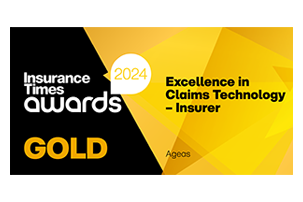 Insurance Times Awards 2024 - Excellence in Claims Technlology - Gold award