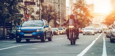 motorbike road cars