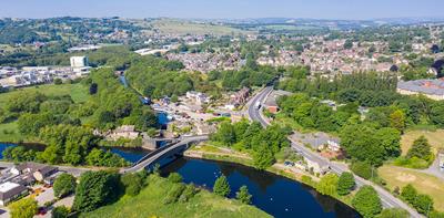 UK Countryside with river