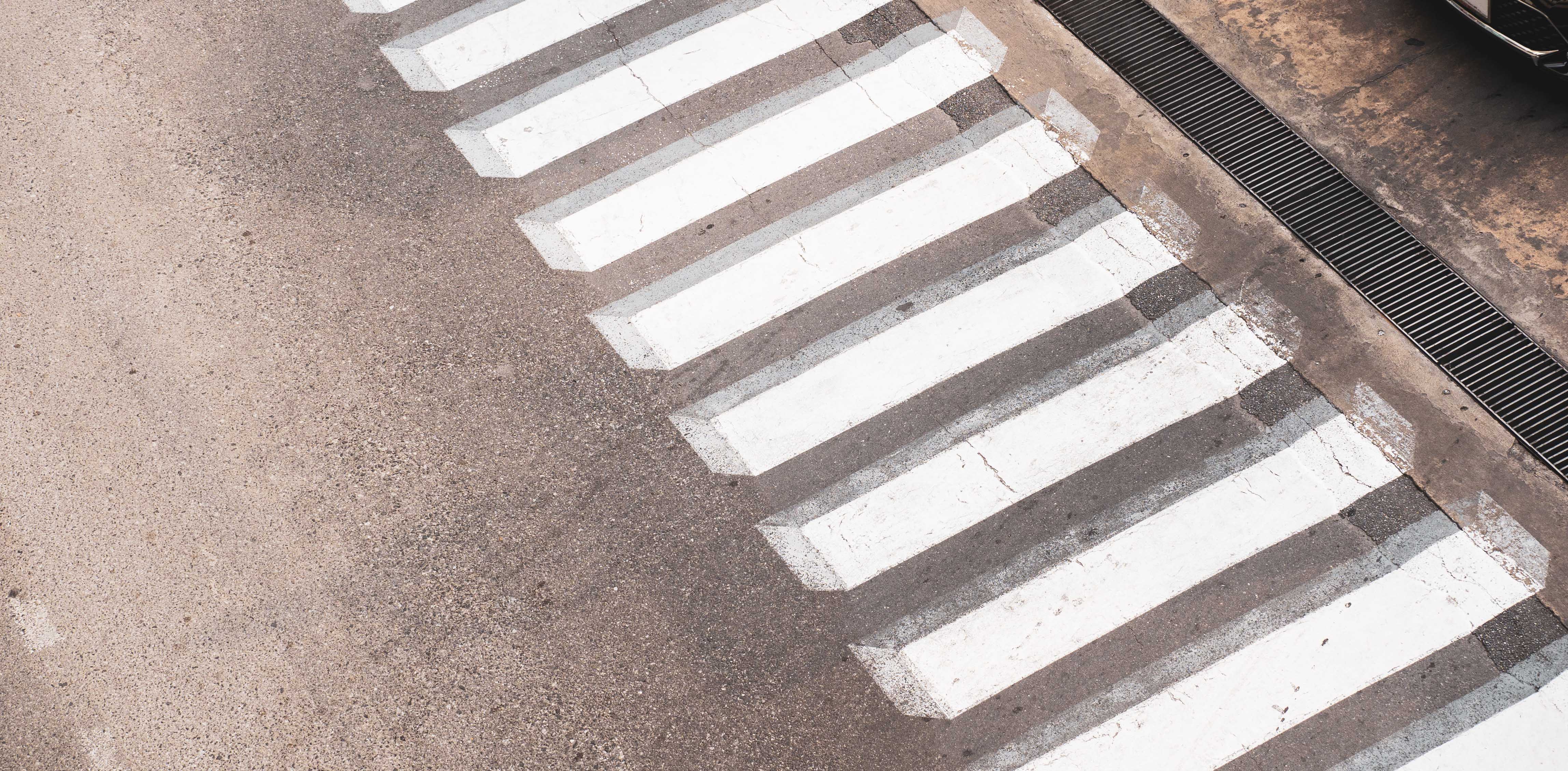 road zebra crossing