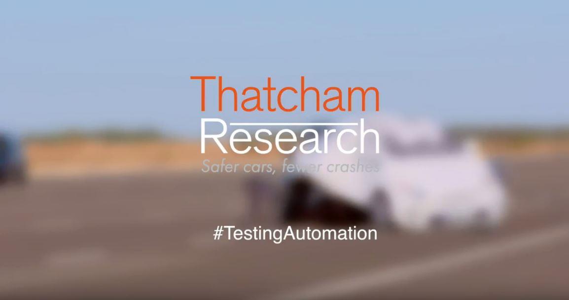 Thatcham research automation testing video still