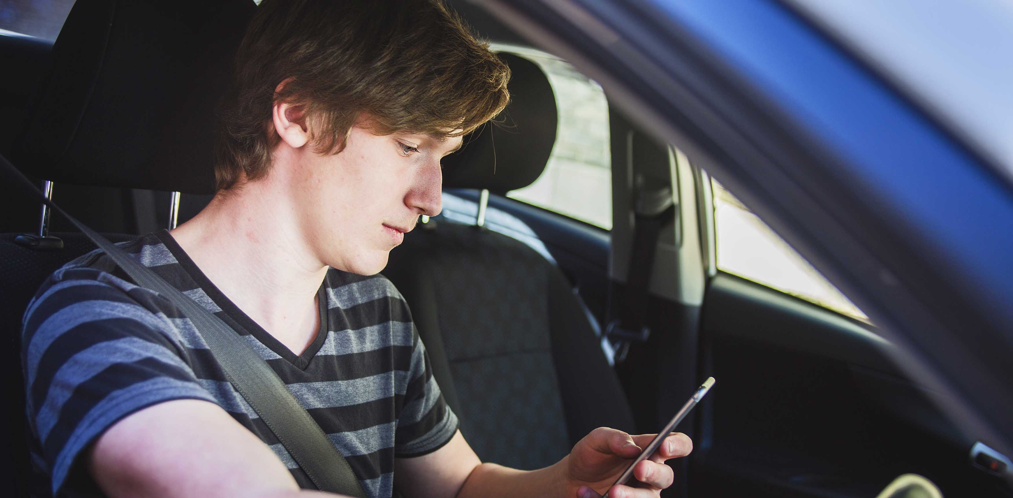 young driver phone