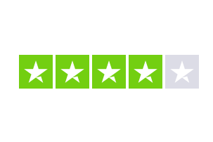 Trustpilot review rating - 4.2/5 stars